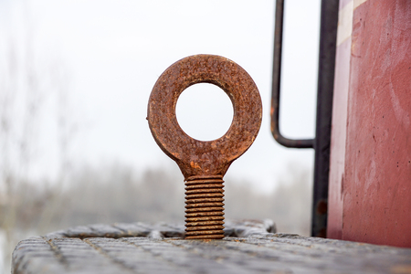 Eyebolts stock, lifting Accessories .の写真素材