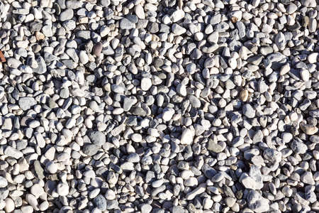 Stone pebbles texture background for interior exterior decoration and industrial construction concept design.の写真素材