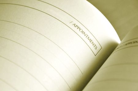 Close up of a nice designed address book blank page.の写真素材