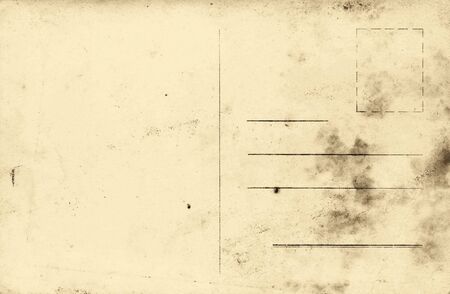 High resolution old postcard background texture with age marks.の写真素材