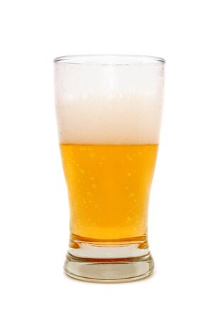 Close up image of beer glasses.の写真素材