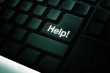 Computer keyboard detail with の写真素材