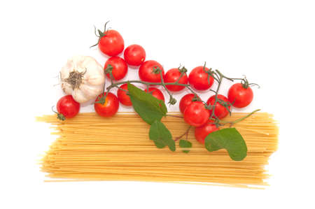 Symbolic arrangement of the Italian cuisine - pasta.の写真素材