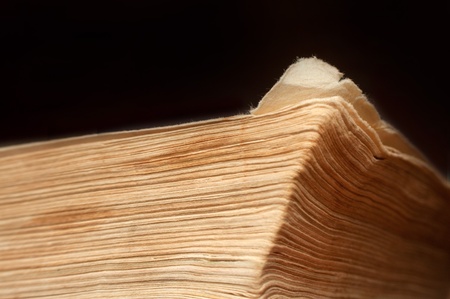 Old obsolete grungy book close up detailの写真素材