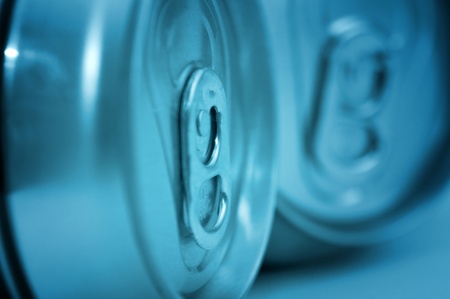Metal pop top from a beverage can.の写真素材