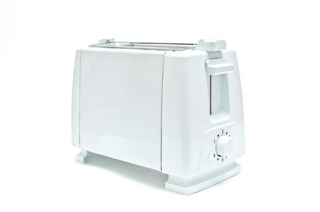 Bread Toasting device over a white backgroundの写真素材