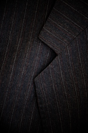 Close up detail of a gray business suitの写真素材