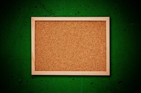 Nice cork memory board with wooden frameの写真素材