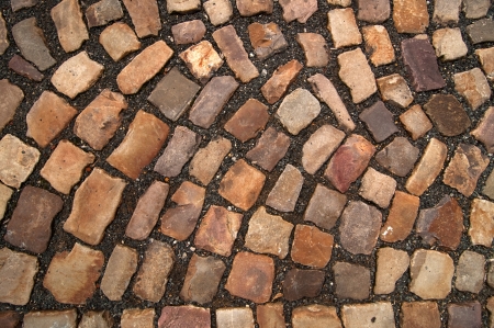 Cobble stone road pattern from Prague.
