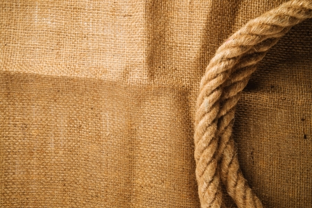 Jute canvas texture, natural burlap hessian sacking の写真素材