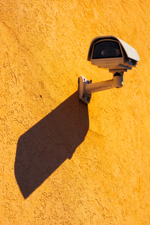 CCTV security camera for outdoor space monitoring