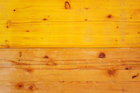 Yellow form board texture as background. Plasterboard surface for concrete work in construction industry.の写真素材