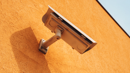 Outdoor surveillance camera for private property protection