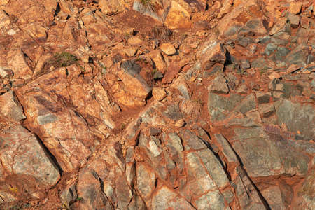 Rocks and stones pattern as background, Zlatibor mountain in Serbia