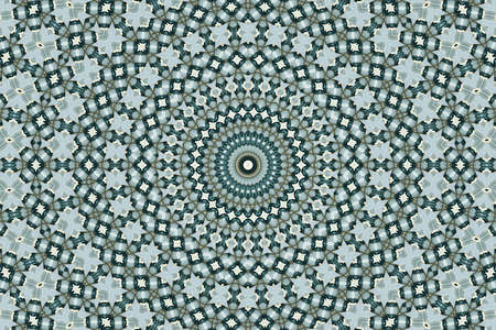 Modern abstract kaleidoscopic pattern background, computer generated graphic