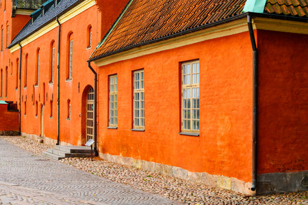 Halmstad Castle (Halmstads slott) is a 17th-century building and the traditional residence of the governor of Halland Countyの写真素材