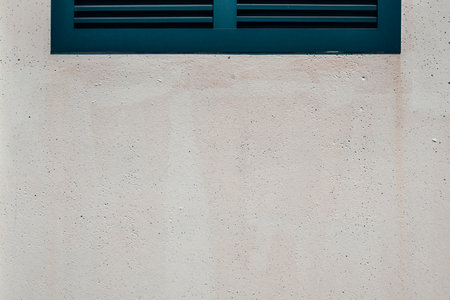 Industrial background, concrete wall texture and window, copy space includedの写真素材