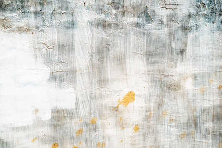 Old white wall as grunge texture and backgroundの写真素材