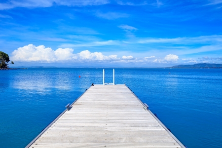 Bay beach in Monte Argentario, Italyの写真素材