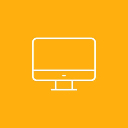 Screen, Monitor icon, stock vector, eps10.のイラスト素材