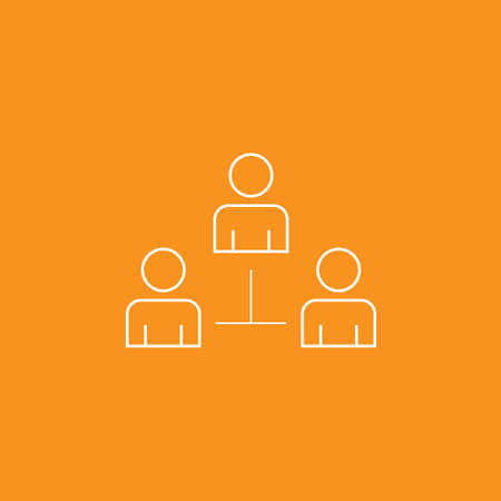 People connection icon and social network concept vector illustrationのイラスト素材