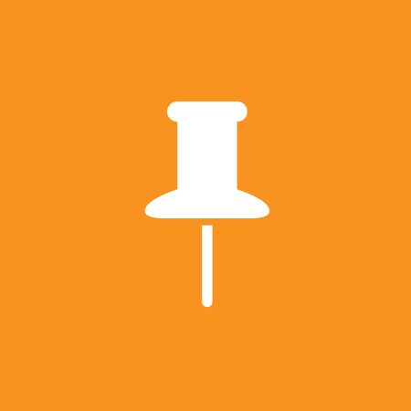 Pushpin, needle icon, stock vector.のイラスト素材