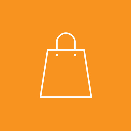 Shopping Bag icon, stock vector, eps10.のイラスト素材