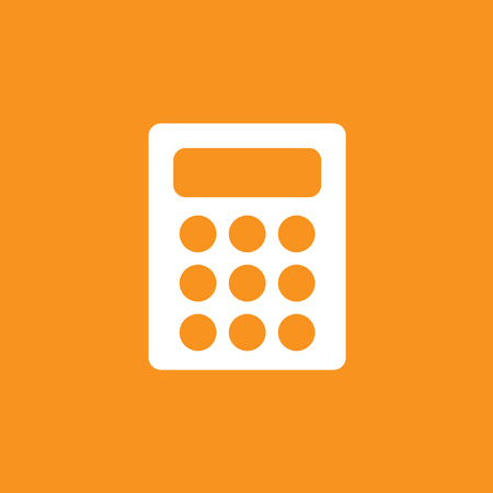 Calculator icon stock vector designのイラスト素材