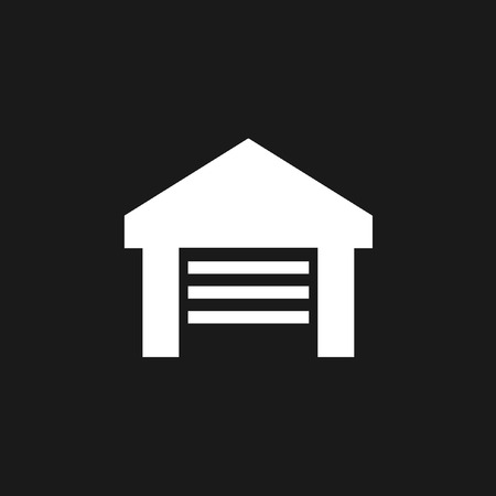 Garage icon, stock vectorのイラスト素材