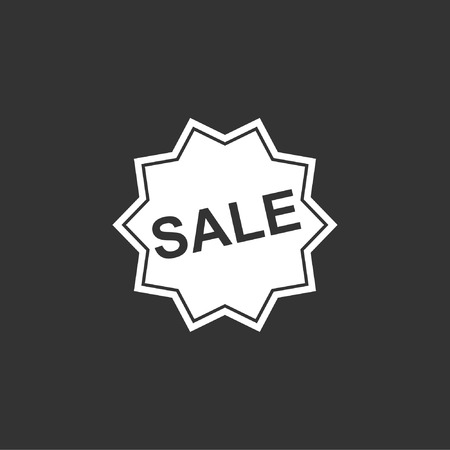 Sale label icon, stock vector, eps10.のイラスト素材