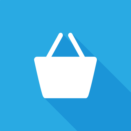 Basket, shop, buy icon, stock vector, eps10.のイラスト素材