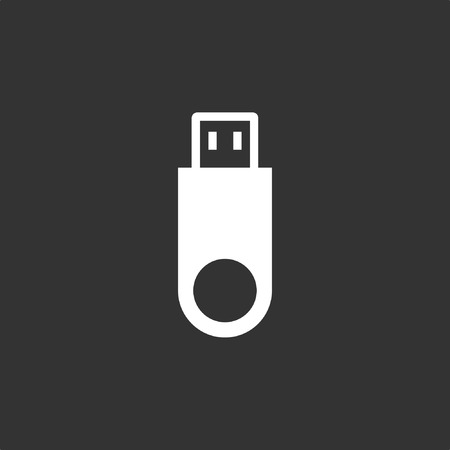 Flash, USB, Memory icon, stock vectorのイラスト素材