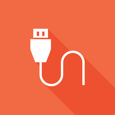 Flash drive, Memory icon, stock vector.のイラスト素材