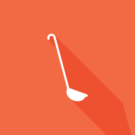 Soup Ladle icon, stock vector, eps10.のイラスト素材