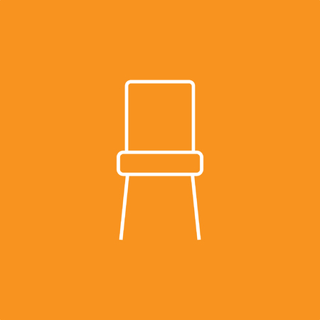 Chair Icon, Vector Illustrationのイラスト素材