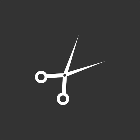 Scissors Icon, Stock Vector Illustration, EPS10.のイラスト素材