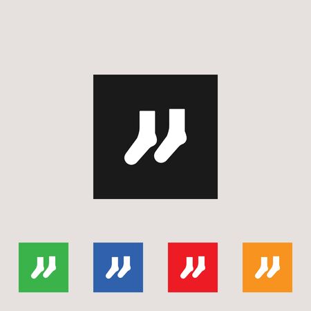 Socks Icon, stock vector illustration, EPS10.のイラスト素材