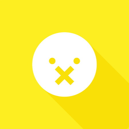 Emoji icon, emoticon stock vector illustration.のイラスト素材