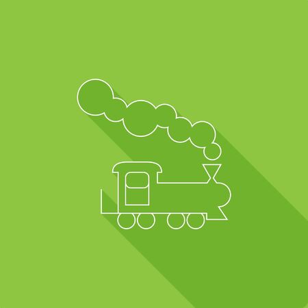 Train Icon, stock vector illustration, EPS10.のイラスト素材