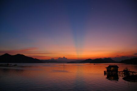 harbour sunset