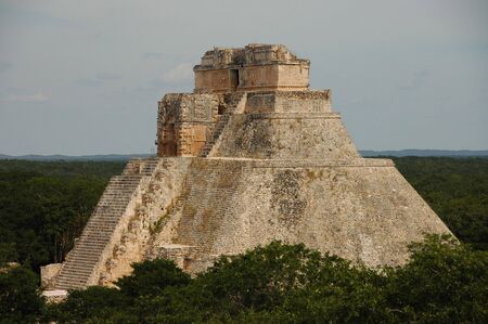 main pyramid towers over the jungle canopy