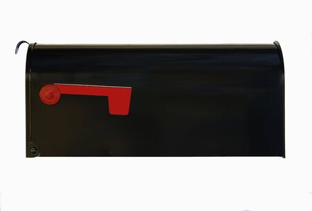 Isolated Mail Box - Flag Downの写真素材