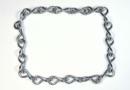 Frame of Chain on a light backgroundの写真素材