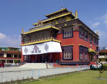 Boudhanath Buddhist Monastery in Kathmandu, Nepal 