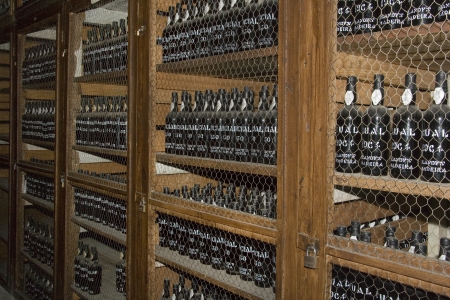 A Wine Cellar for storing Madeira Wine on the Portuguese island of Madeira のeditorial素材