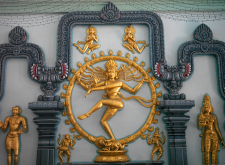 Chettiar Hindu Temple in Singaporeの写真素材