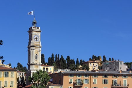 The Tower of St Francois in the city of Nice on the French Riviera in the South of France のeditorial素材