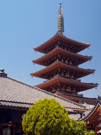 Asakusa is a district in Taito in Tokyo, Japan, most famous for the Senso-ji, a Buddhist temple dedicated to the Bodhisattva Kannon のeditorial素材