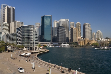 The Rocks area of downtown Sydney in Australia のeditorial素材