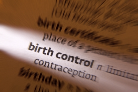 Birth Control - the practice of preventing unwanted pregnancies, typically by use of contraception.の写真素材